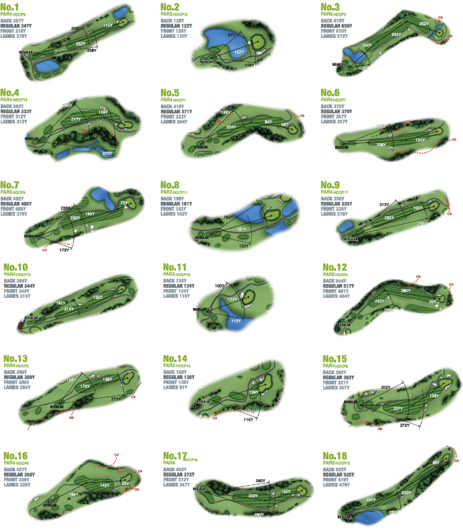 Blue Course Layout