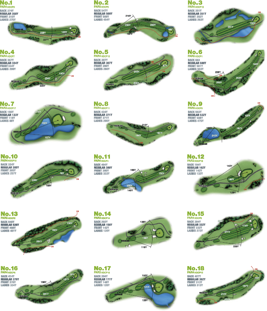 Gold Course Layout