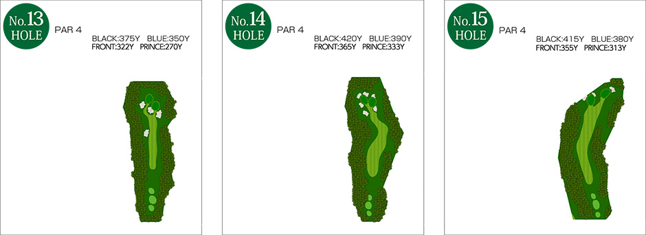 No.13~No.15 Hole