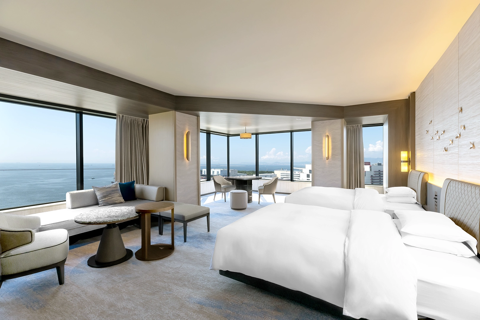 The renovated rooms feature an interior that incorporates the culture, history, and nature of the Bay Area