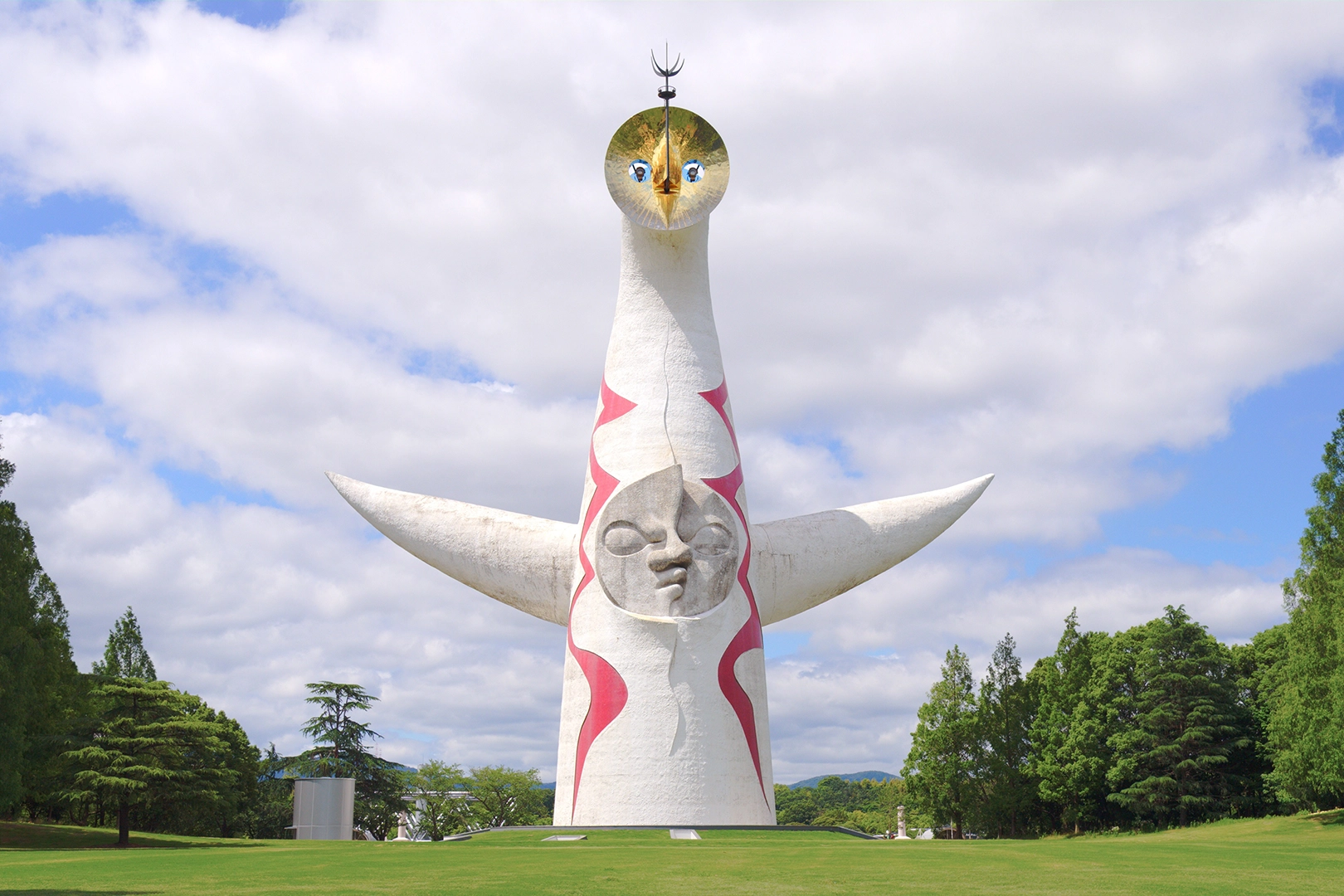 The Tower of the Sun, created for the 1970 Japan World Exposition