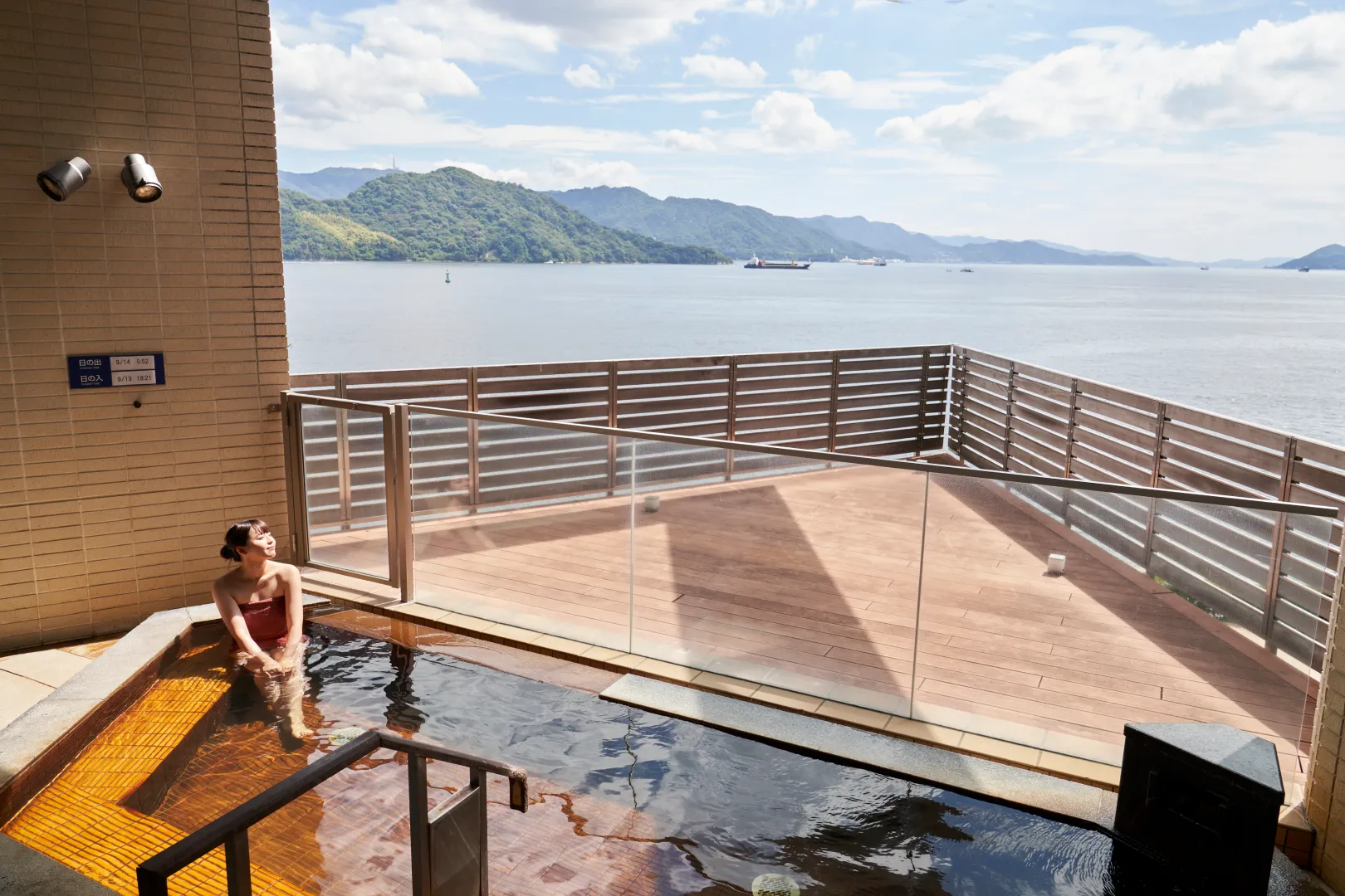 Refresh your body and soul in a hot spring and spa