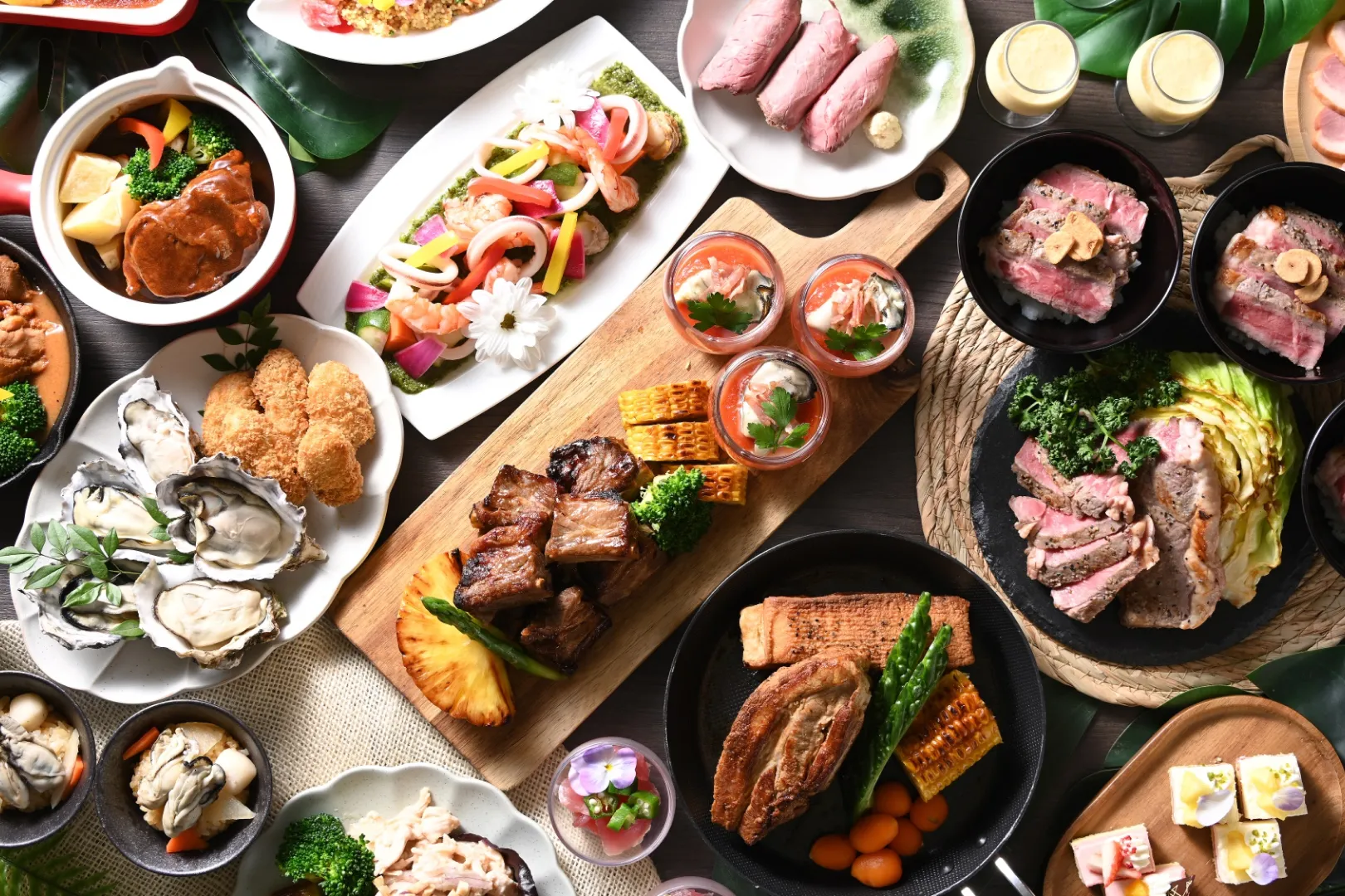 Buffet at Sky Lounge Top of Hiroshima