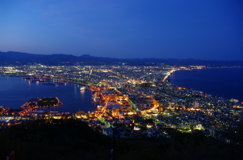 從函館山眺望的夜景