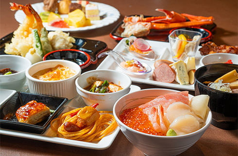 Japanese-Western buffet dinner, Includes dinner and breakfast