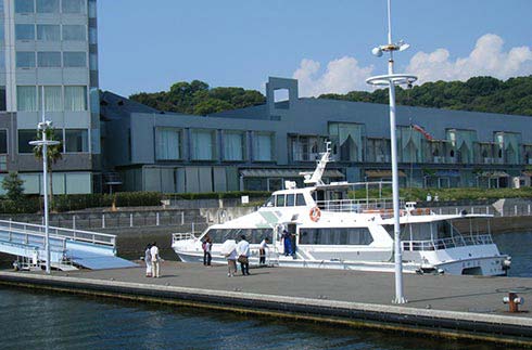 Pier in front of the Hotel