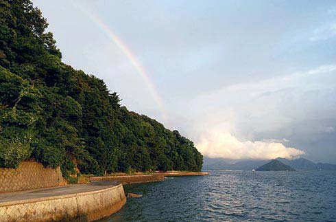 Jogging at Motoujina National Park