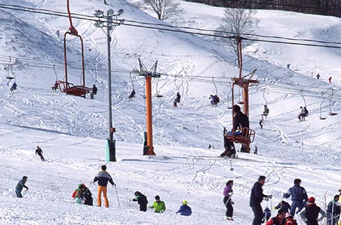 廣島縣 縣北的滑雪場