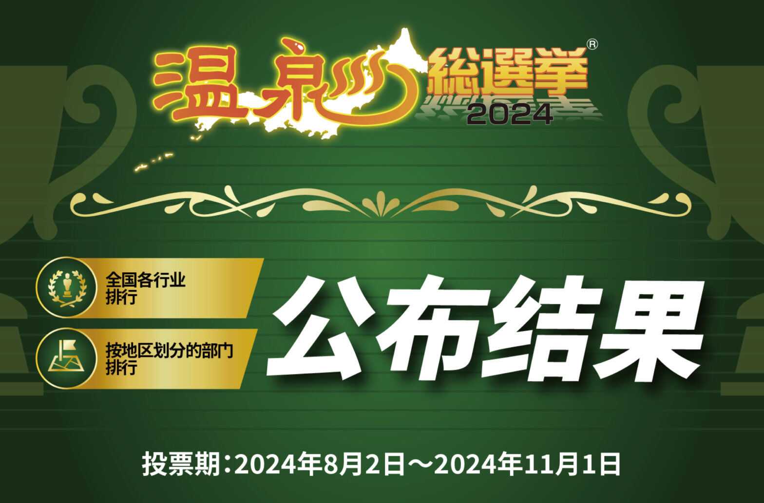 温泉総選挙2024　公布结果
