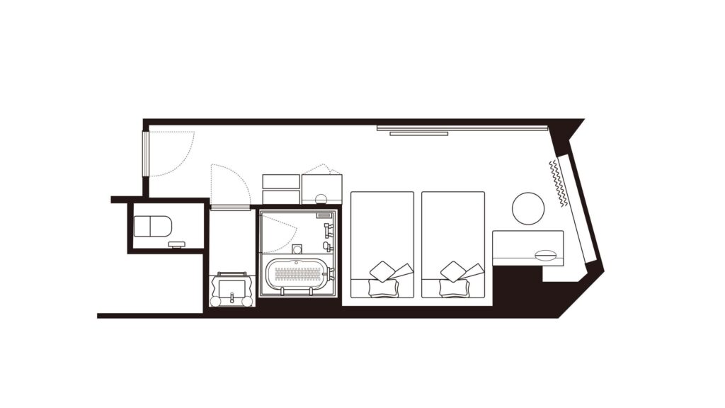 Superior room floor plan