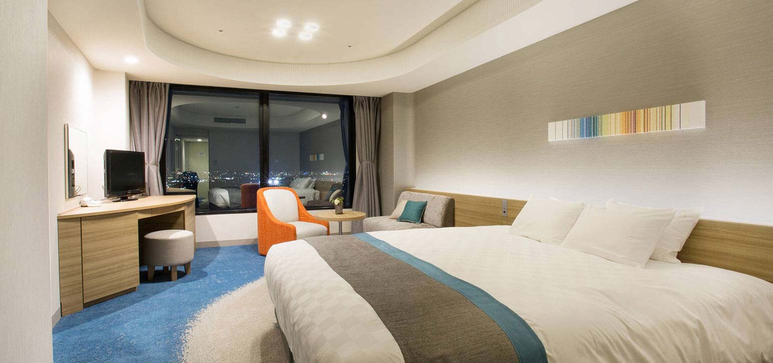 琵琶湖大津王子大飯店新裝修News vol.4 ”請在“講究的床和寢具”舒適的休息…”