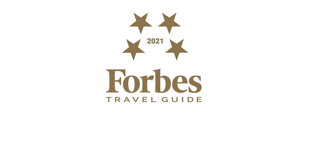 榮獲2021年富比士旅遊指南四星級評等，連續2年蟬聯四星級認證