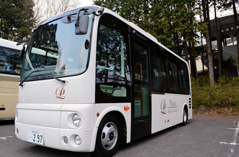 Free circulation bus between Hotel and Moto-Hakone