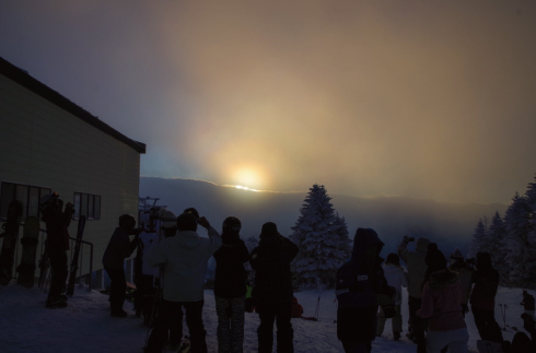 新春早鸟滑雪🌄