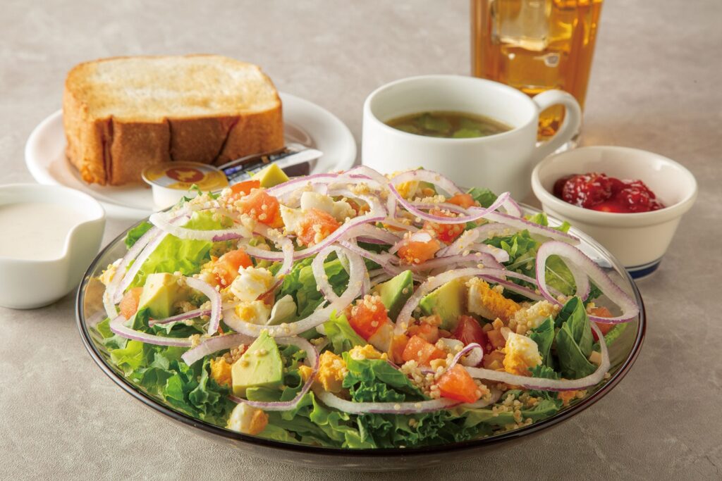 Breakfast Healthy Salad Plate 