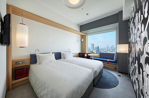 Millennial Twin Room (30th–32nd floors)