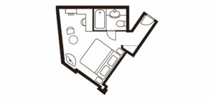 241121_図面制作品川PH_アネックスタワー_アネックスタワー-キングルーム（ソファーベッドなし）--300x141