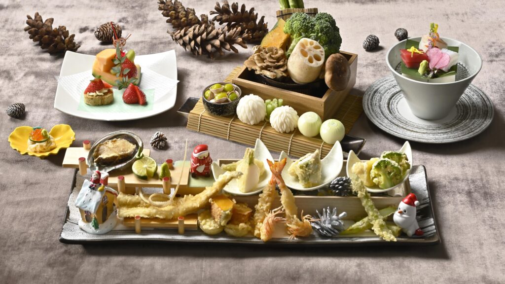 Christmas dinner Japanese style