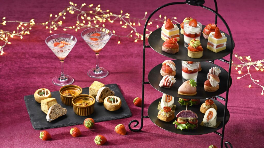 strawberry afternoon tea