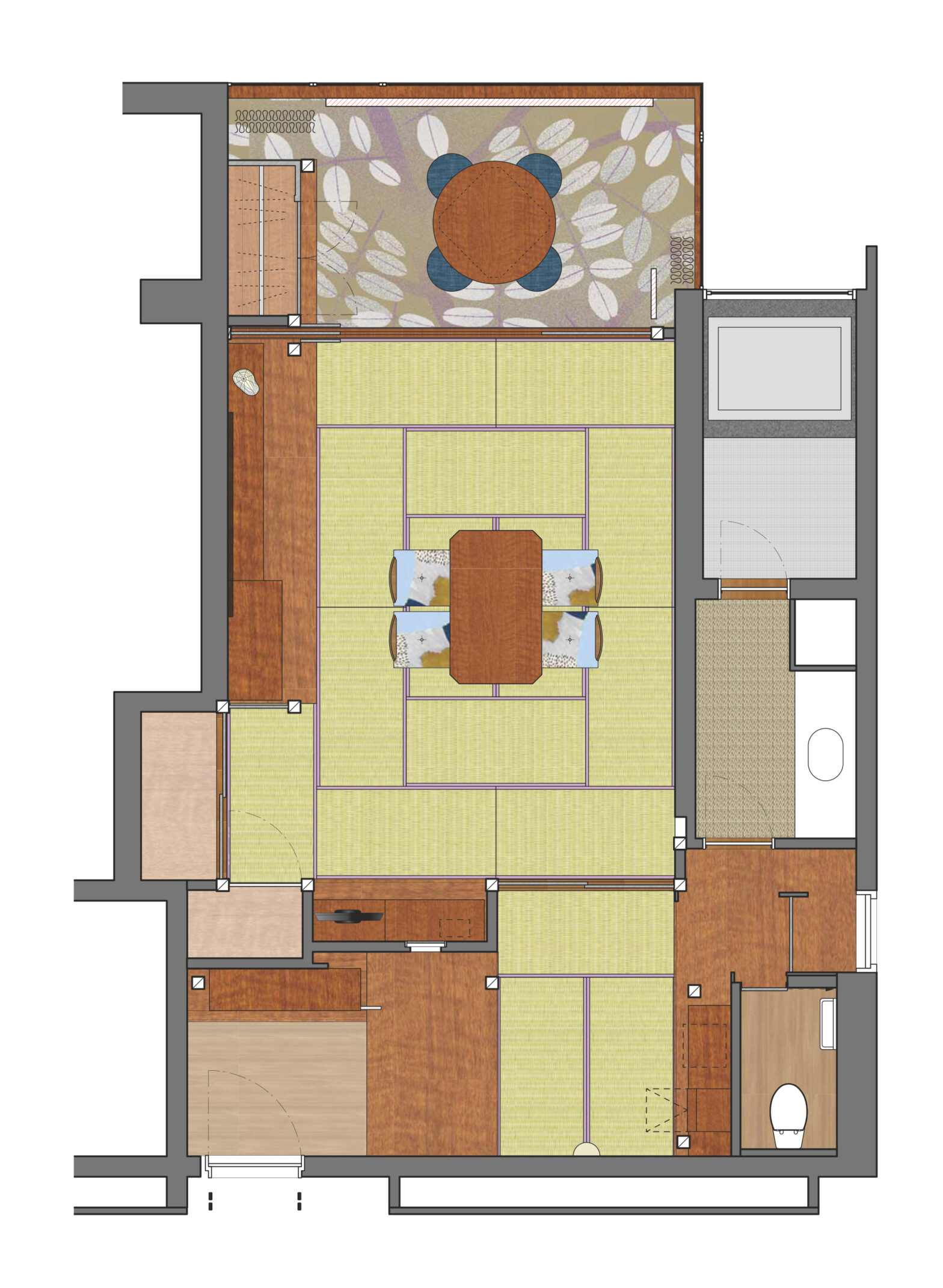 Japanese Corner Room , Accommodation in Hakone Yunohana Prince Hotel