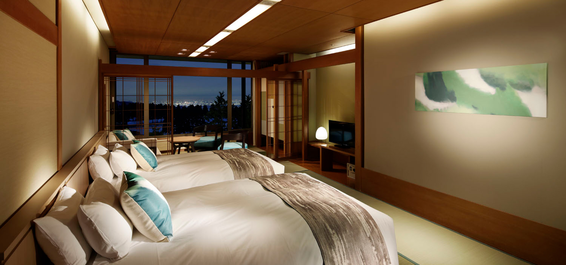 日式高級雙床房