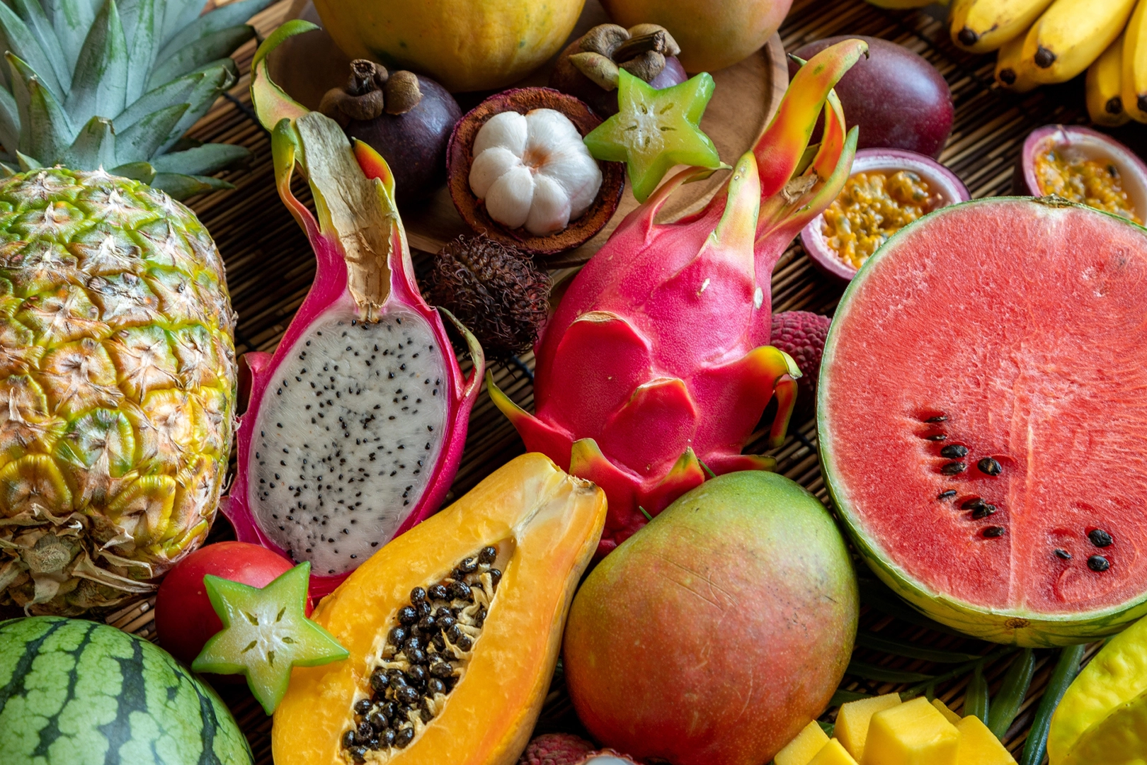 当季热带水果鲜甜美味