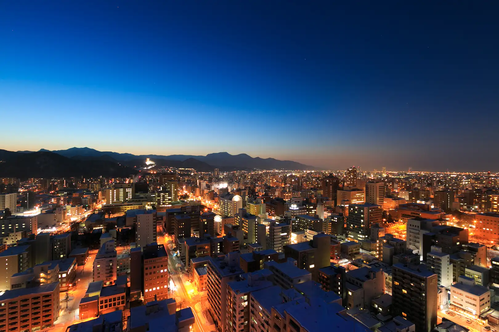 スカイラウンジからの夜景