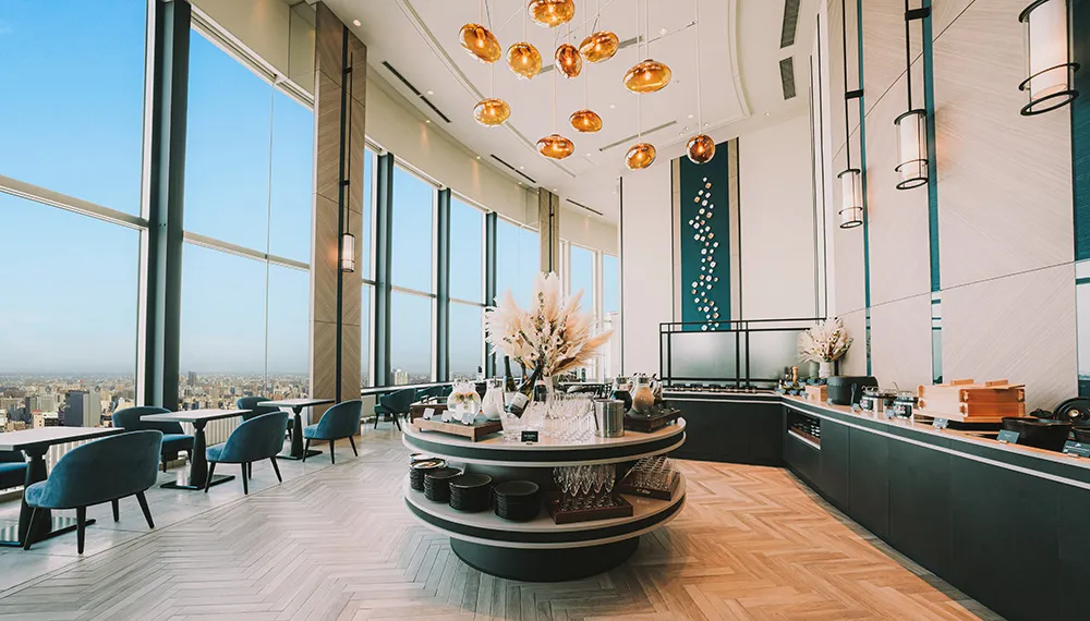 クラブフロア宿泊者専用のクラブラウンジ