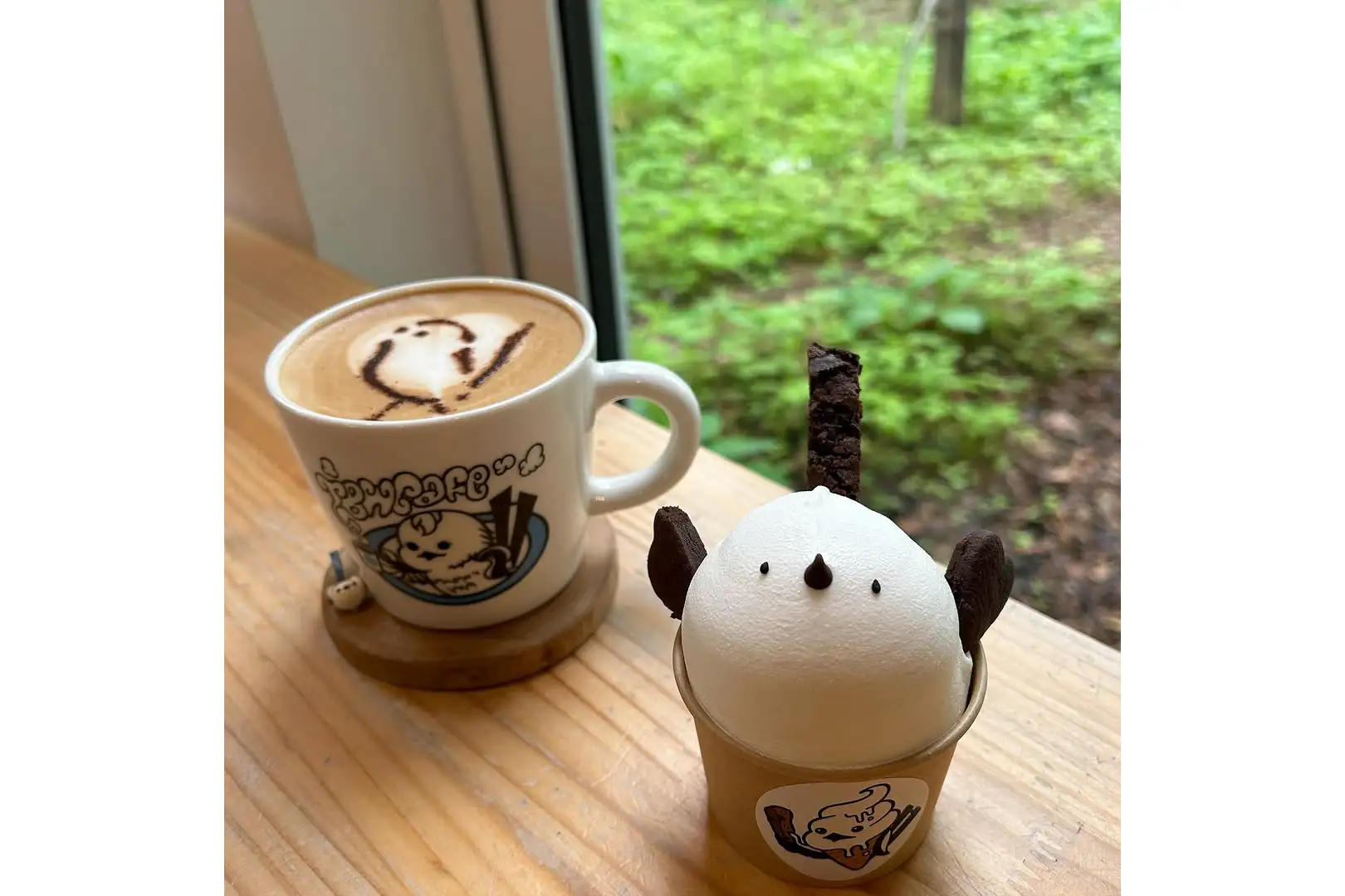 シマエナガのカフェメニュー